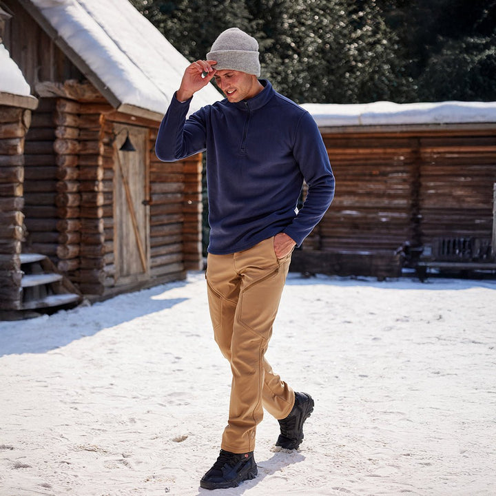 Men's Winter Fleece Lined Waterproof Hiking Pants - AB25M3299