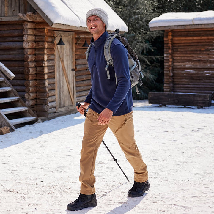 Men's Winter Fleece Lined Waterproof Hiking Pants - AB25M3299