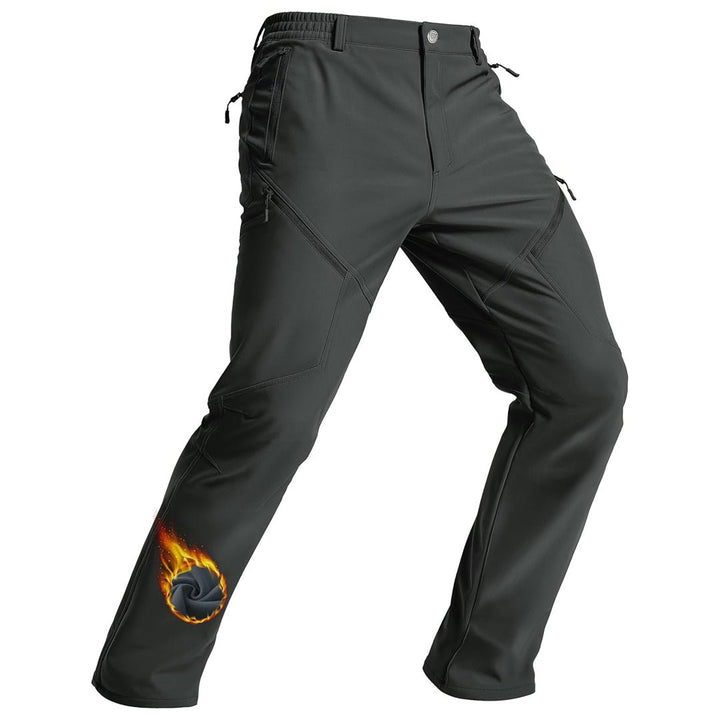 Men's Winter Fleece Lined Waterproof Hiking Pants - AB25M3299