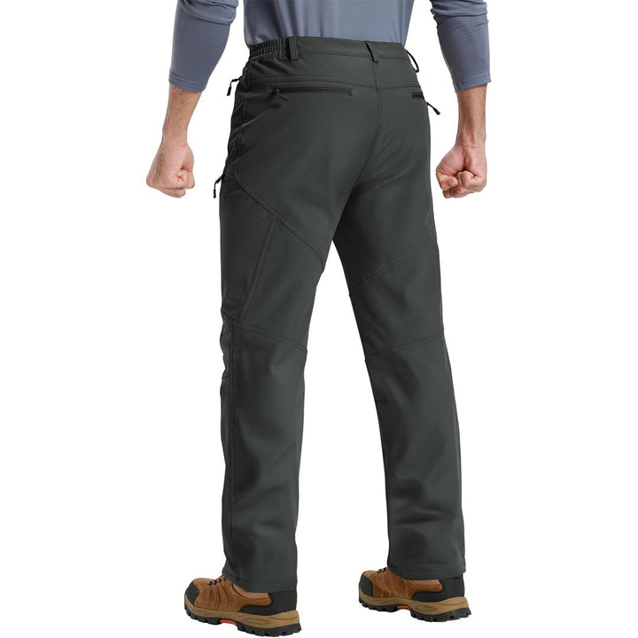 Men's Winter Fleece Lined Waterproof Hiking Pants - AB25M3299