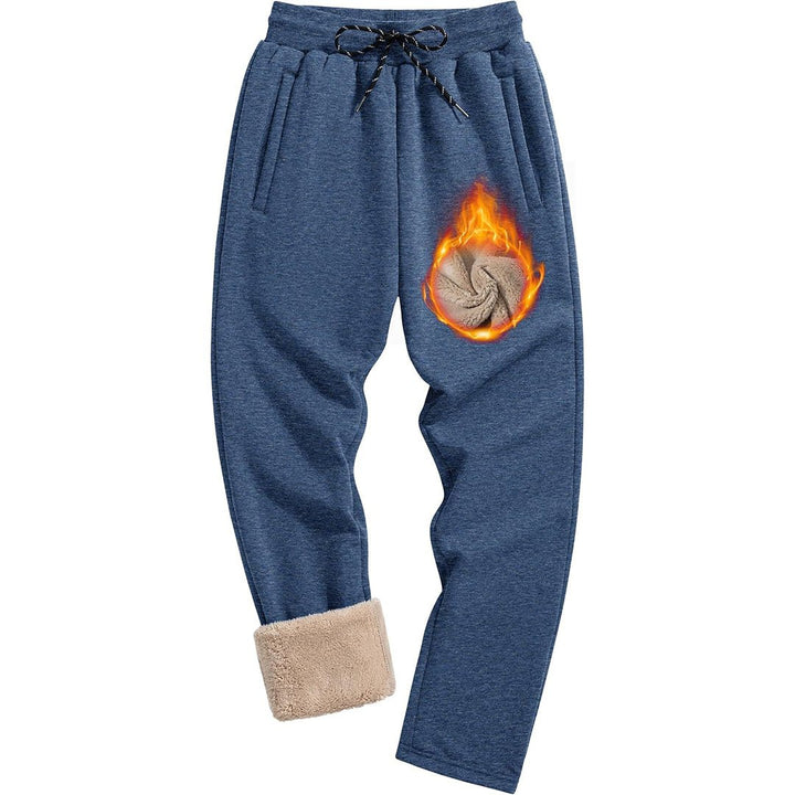 Men's Winter Fleece Sherpa Lined Sweatpants Thicken Warm Jogger Pants - Fall Winter 2022
