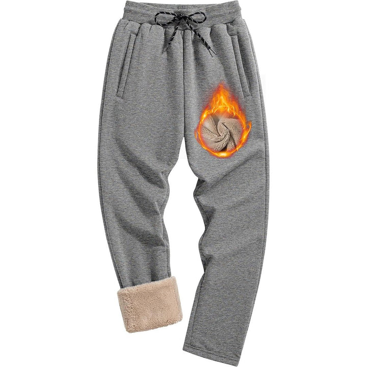 Men's Winter Fleece Sherpa Lined Sweatpants Thicken Warm Jogger Pants - Fall Winter 2022