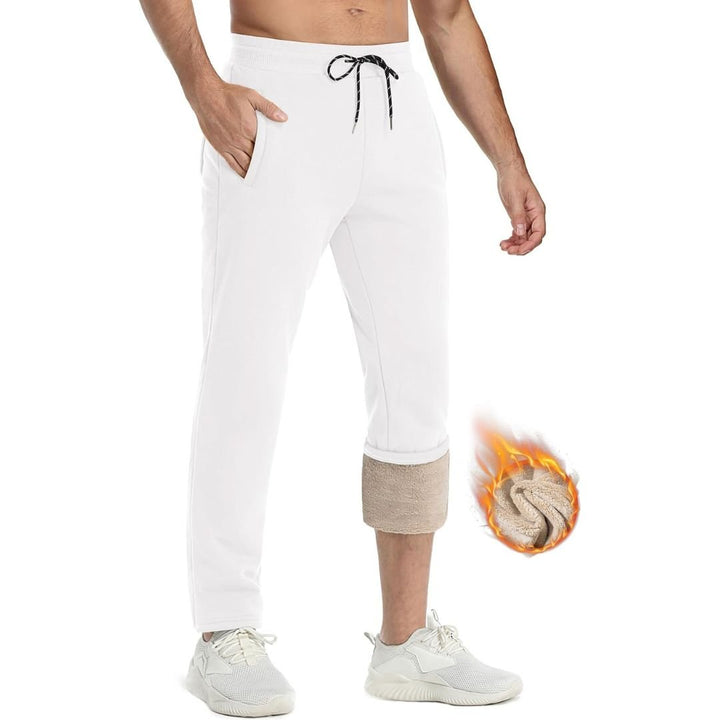 Men's Winter Fleece Sherpa Lined Sweatpants Thicken Warm Jogger Pants - Fall Winter 2022