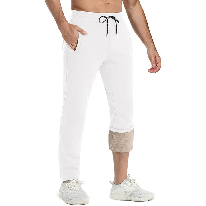 Men's Winter Fleece Sherpa Lined Sweatpants Thicken Warm Jogger Pants - Fall Winter 2022