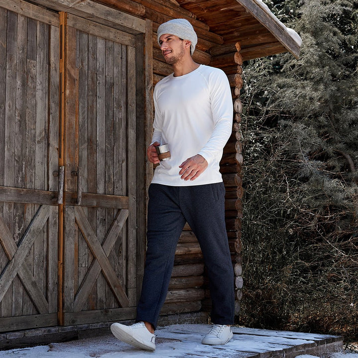 Men's Winter Fleece Sherpa Lined Sweatpants Thicken Warm Jogger Pants - Fall Winter 2022