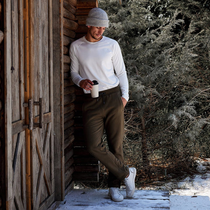 Men's Winter Fleece Sherpa Lined Sweatpants Thicken Warm Jogger Pants - Fall Winter 2022