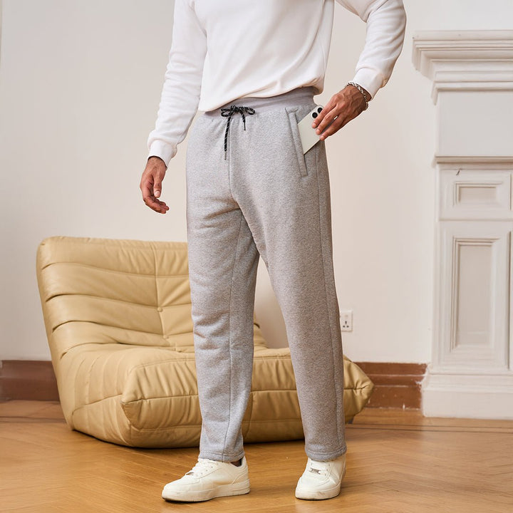 Men's Winter Fleece Sherpa Lined Sweatpants Thicken Warm Jogger Pants - Fall Winter 2022