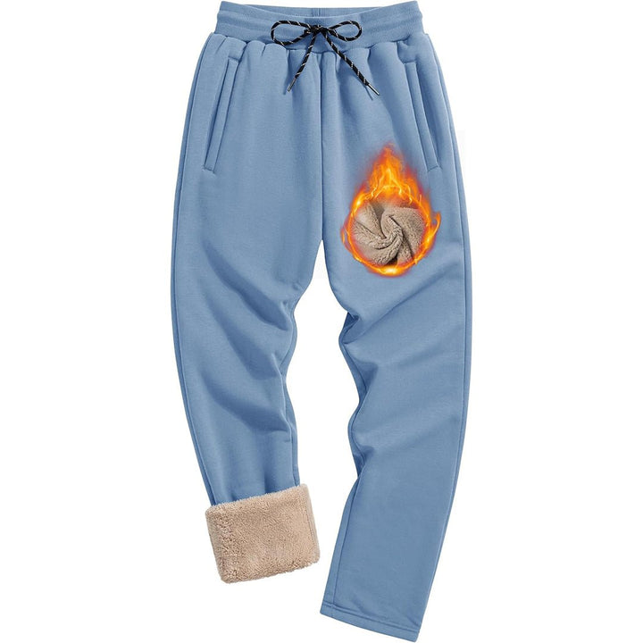 Men's Winter Fleece Sherpa Lined Sweatpants Thicken Warm Jogger Pants - Fall Winter 2022