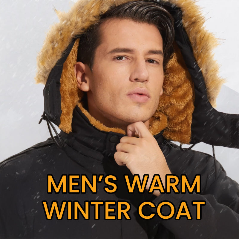 Men's Winter Jacket with Hood Snow Ski Coat - TACVASEN
