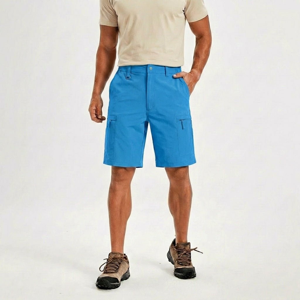 TACVASEN Azure Quick Dry Hiking Cargo Shorts