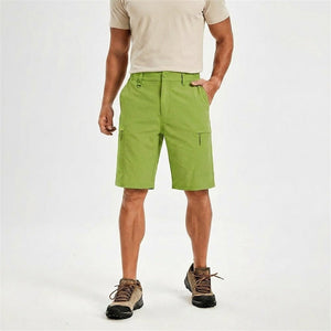 TACVASEN Green Quick Dry Hiking Cargo Shorts