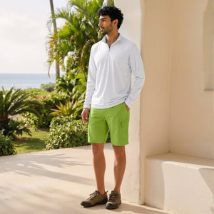 TACVASEN Green Quick Dry Hiking Cargo Shorts