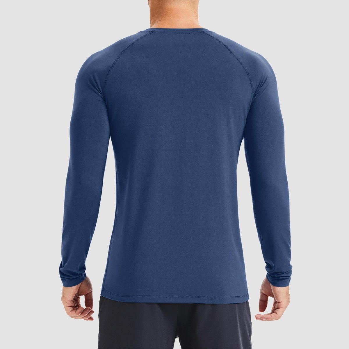 TACVASEN Blue gray UPF 50+ Lightweight Quick Dry Outdoor Tee