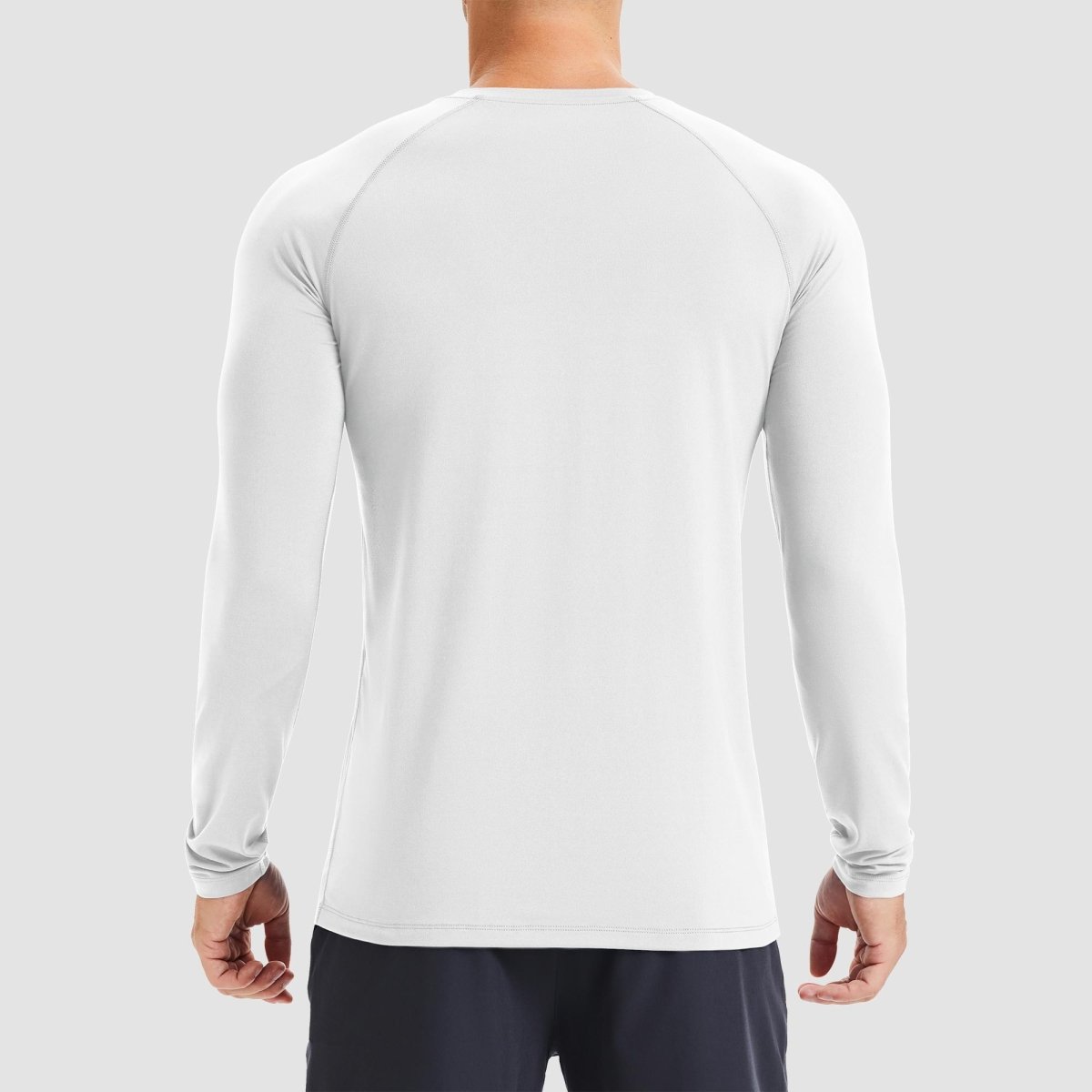 TACVASEN White UPF 50+ Lightweight Quick Dry Outdoor Tee