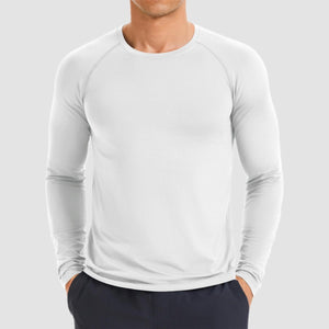 TACVASEN White UPF 50+ Lightweight Quick Dry Outdoor Tee