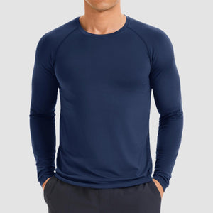 TACVASEN Navy UPF 50+ Lightweight Quick Dry Outdoor Tee
