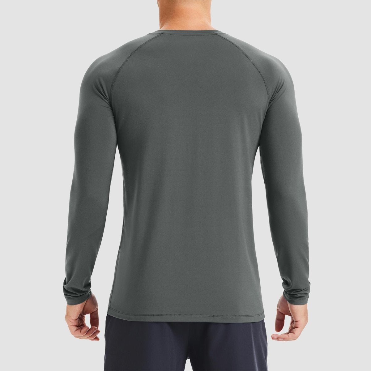 TACVASEN Dark gray UPF 50+ Lightweight Quick Dry Outdoor Tee