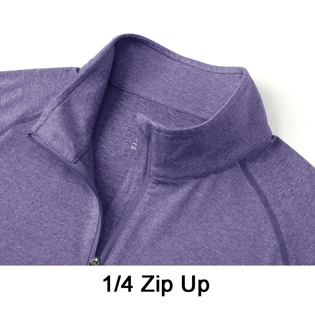 TACVASEN Violet UPF 50+ Sun Protection Quarter Zip Long Sleeve Shirt