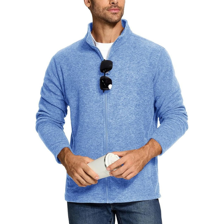 Urban Lightweight Warmth Polar Fleece Full - Zip SoftShell Jacket - Men's Coats