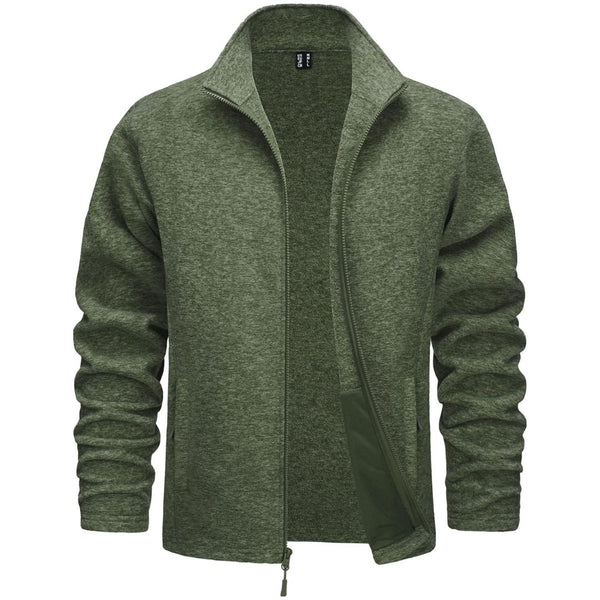 Urban Lightweight Warmth Polar Fleece Full - Zip SoftShell Jacket - Men's Coats