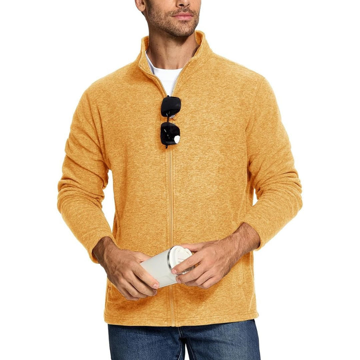 Urban Lightweight Warmth Polar Fleece Full - Zip SoftShell Jacket - Men's Coats