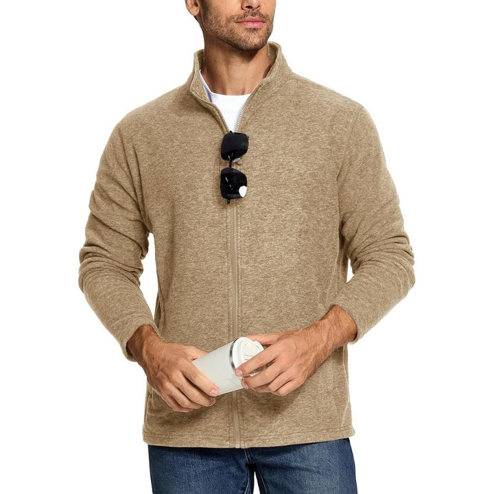 Urban Lightweight Warmth Polar Fleece Full - Zip SoftShell Jacket - Men's Coats