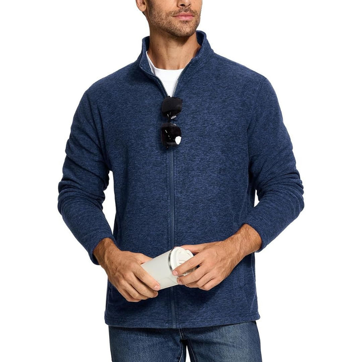 Urban Lightweight Warmth Polar Fleece Full - Zip SoftShell Jacket - Men's Coats