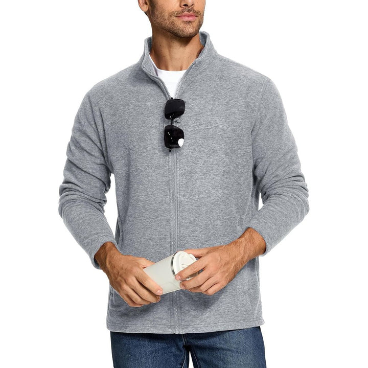 Urban Lightweight Warmth Polar Fleece Full - Zip SoftShell Jacket - Men's Coats
