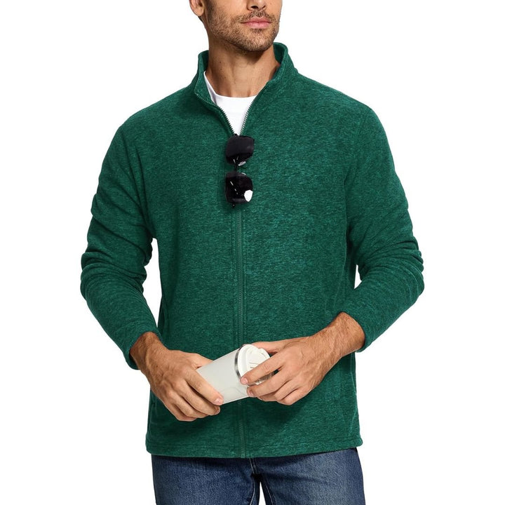 Urban Lightweight Warmth Polar Fleece Full - Zip SoftShell Jacket - Men's Coats