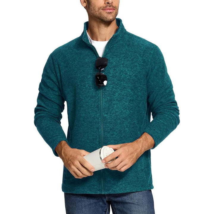 Urban Lightweight Warmth Polar Fleece Full - Zip SoftShell Jacket - Men's Coats