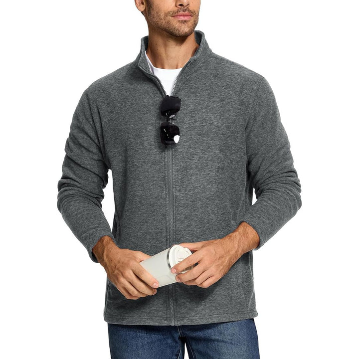 Urban Lightweight Warmth Polar Fleece Full - Zip SoftShell Jacket - Men's Coats