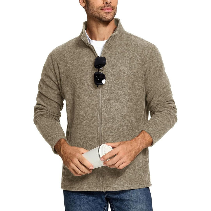 Urban Lightweight Warmth Polar Fleece Full - Zip SoftShell Jacket - Men's Coats