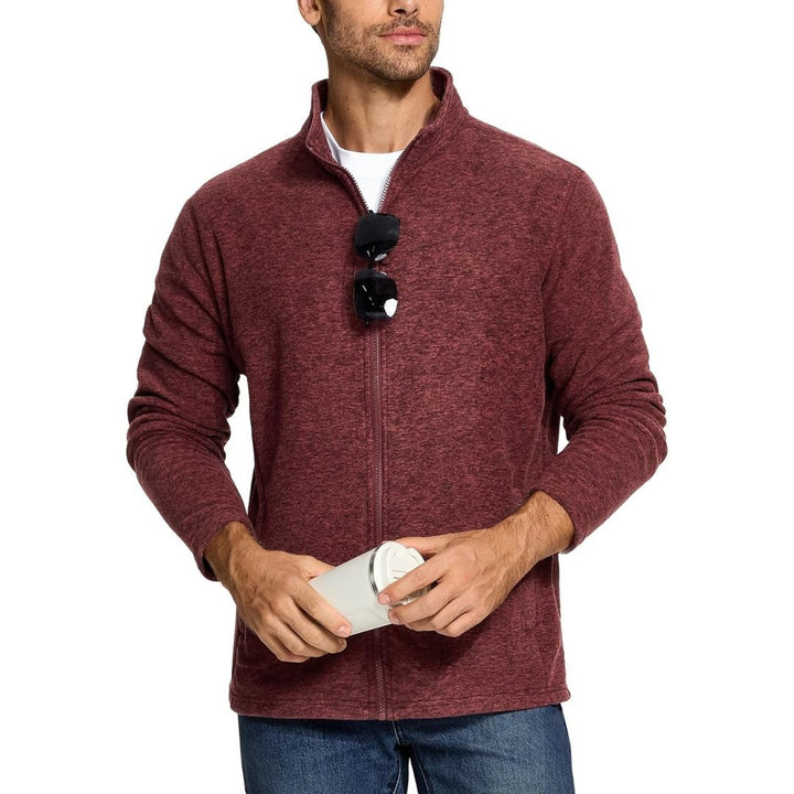 Urban Lightweight Warmth Polar Fleece Full - Zip SoftShell Jacket - Men's Coats