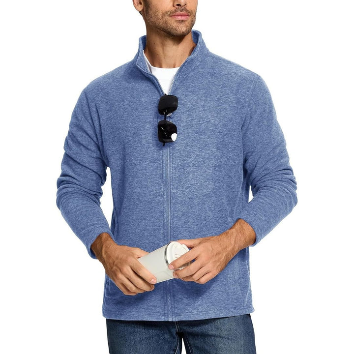 Urban Lightweight Warmth Polar Fleece Full - Zip SoftShell Jacket - Men's Coats