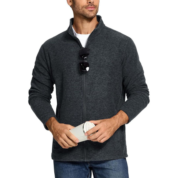 Urban Lightweight Warmth Polar Fleece Full - Zip SoftShell Jacket - Men's Coats