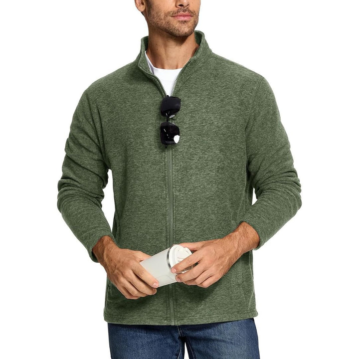 Urban Lightweight Warmth Polar Fleece Full - Zip SoftShell Jacket - Men's Coats