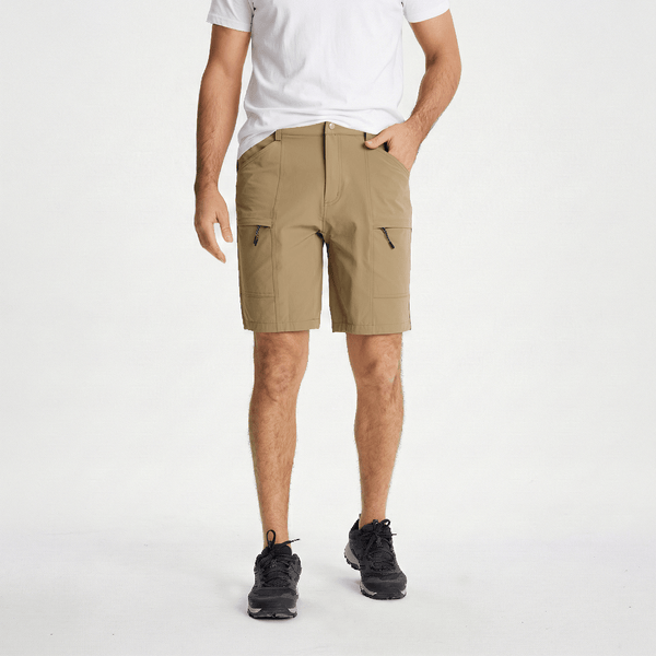 TACVASEN Khaki Utility Cargo Shorts 5 Pockets