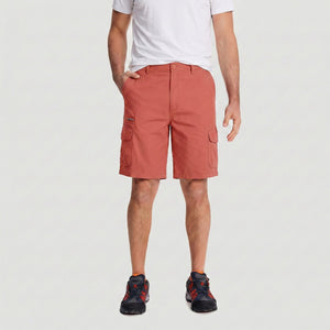 TACVASEN Magenta Utility Cargo Shorts Cotton Blend