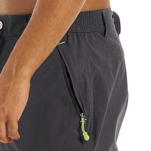 TACVASEN Dark Grey Utility Cargo Shorts Quick Dry Hiking Shorts