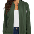 TACVASEN Army Green Women's Bomber Jackets Lightweight Casual Jacket
