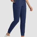 TACVASEN Navy Women's Cotton Lounge Summer Work Pants