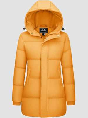 TACVASEN Ginger Women's Essential Mid-Length Down Jacket for Winter