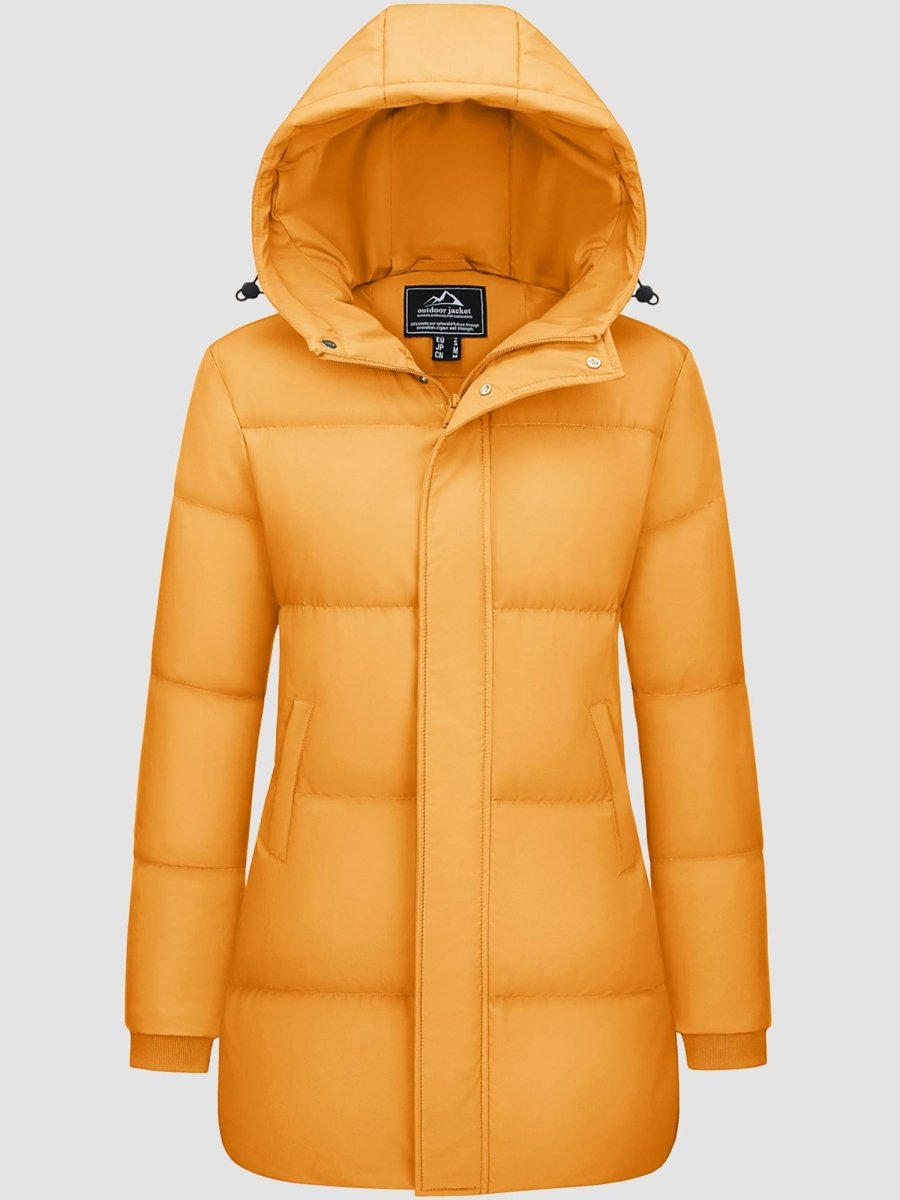 TACVASEN Ginger Women's Essential Mid-Length Down Jacket for Winter