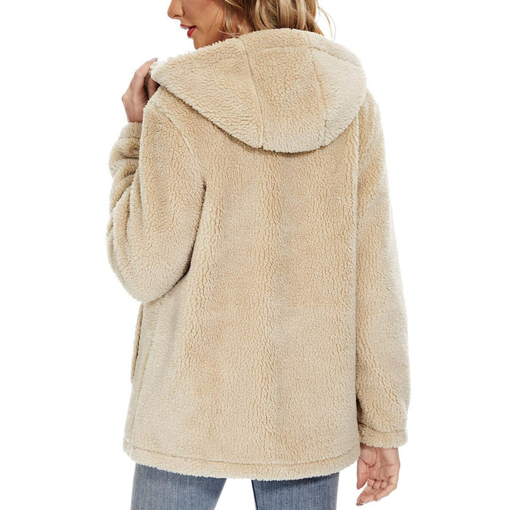 Women's Fuzzy Sherpa Fleece Fluffy Jackets - Women's Jackets