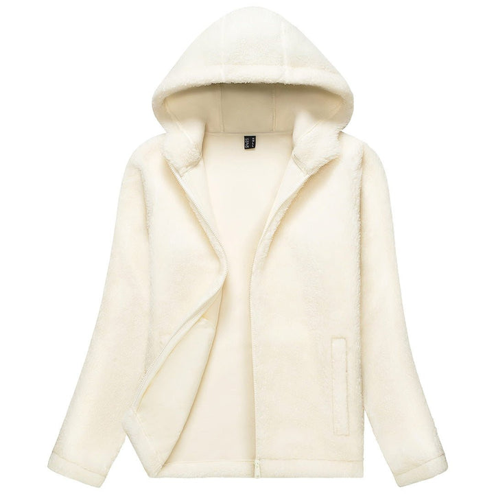 Women's Fuzzy Sherpa Fleece Fluffy Jackets - Women's Jackets