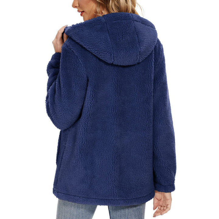 Women's Fuzzy Sherpa Fleece Fluffy Jackets - Women's Jackets