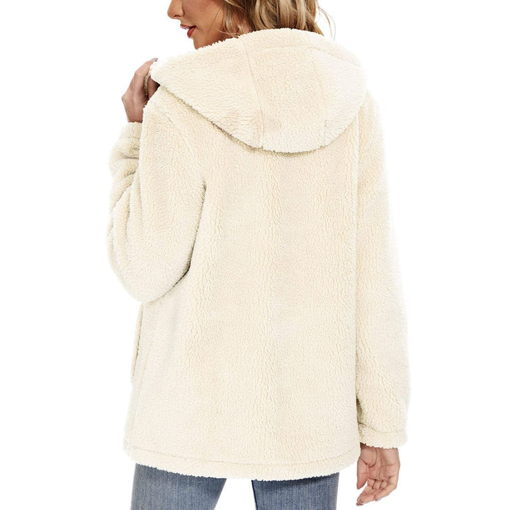 Women's Fuzzy Sherpa Fleece Fluffy Jackets - Women's Jackets