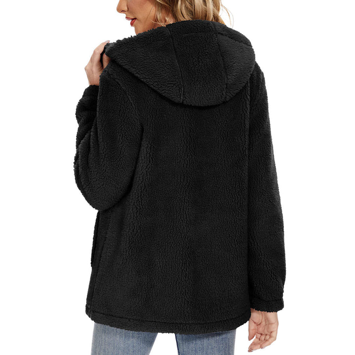 Women's Fuzzy Sherpa Fleece Fluffy Jackets - Women's Jackets