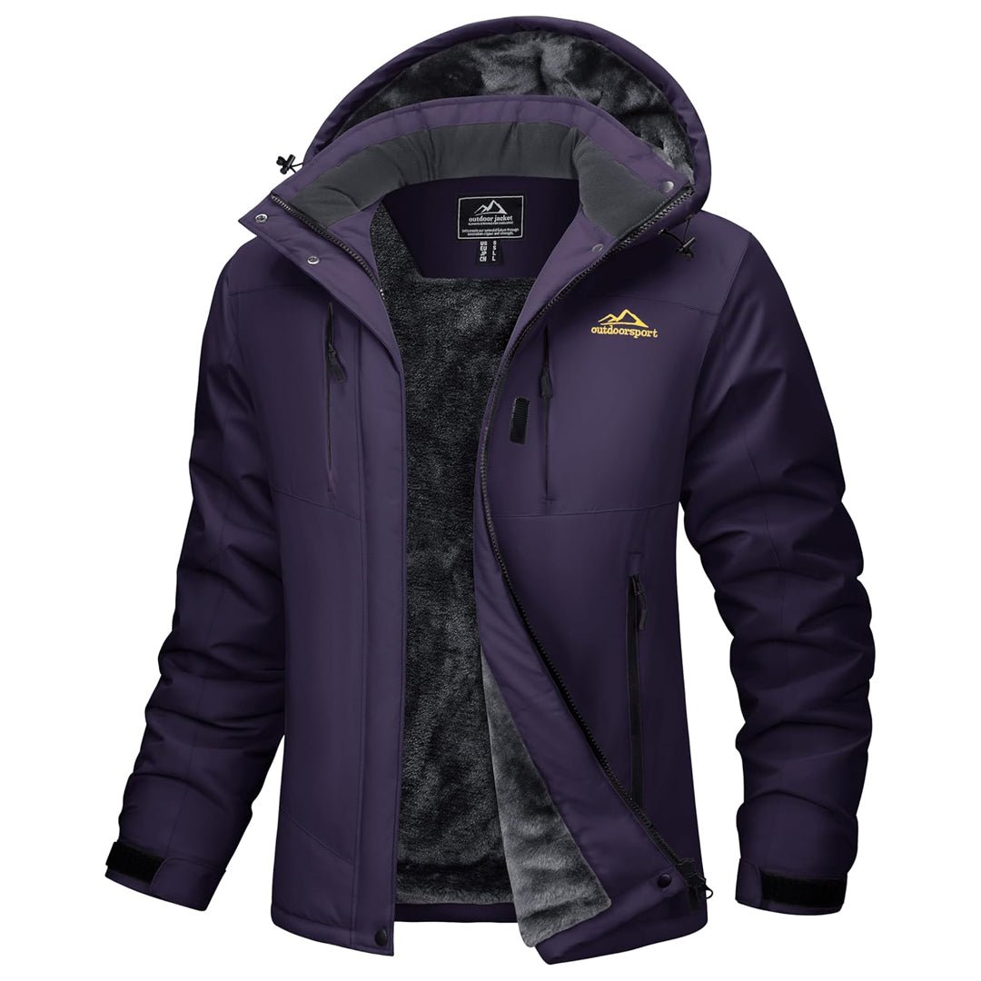 TACVASEN Deep Purple Women's Insulated Ski Jacket Winter Snow Coat