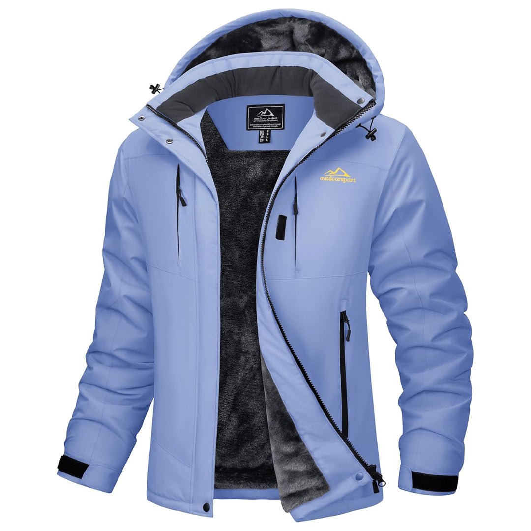 TACVASEN Light Blue Women's Insulated Ski Jacket Winter Snow Coat